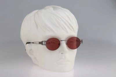 Paloma Picasso By Metzler 8604 200, Vintage 90s gray circle round sunglasses NOS - Image 1 of 4