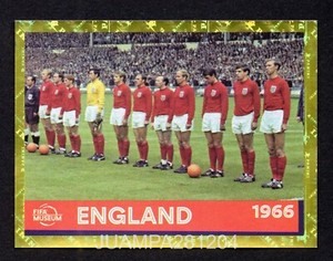 1966 ENGLAND FWC 22 FIFA MUSEUM CHROME STICKER FIFA WORLD CUP QATAR 2022 SANDWICHES