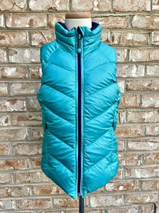 Girls Ivivva Reversible Puffer Vest sz 8 - Picture 1 of 7