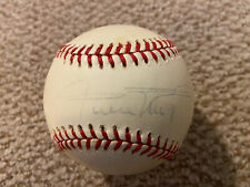 Rare signed Willie Mays Autographed Charles Feeney National League Baseball  