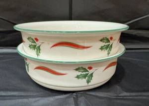 Lenox Country Holly Suppe/Müslischale Chinastein Hergestellt in den USA EUC - Bild 1 von 6