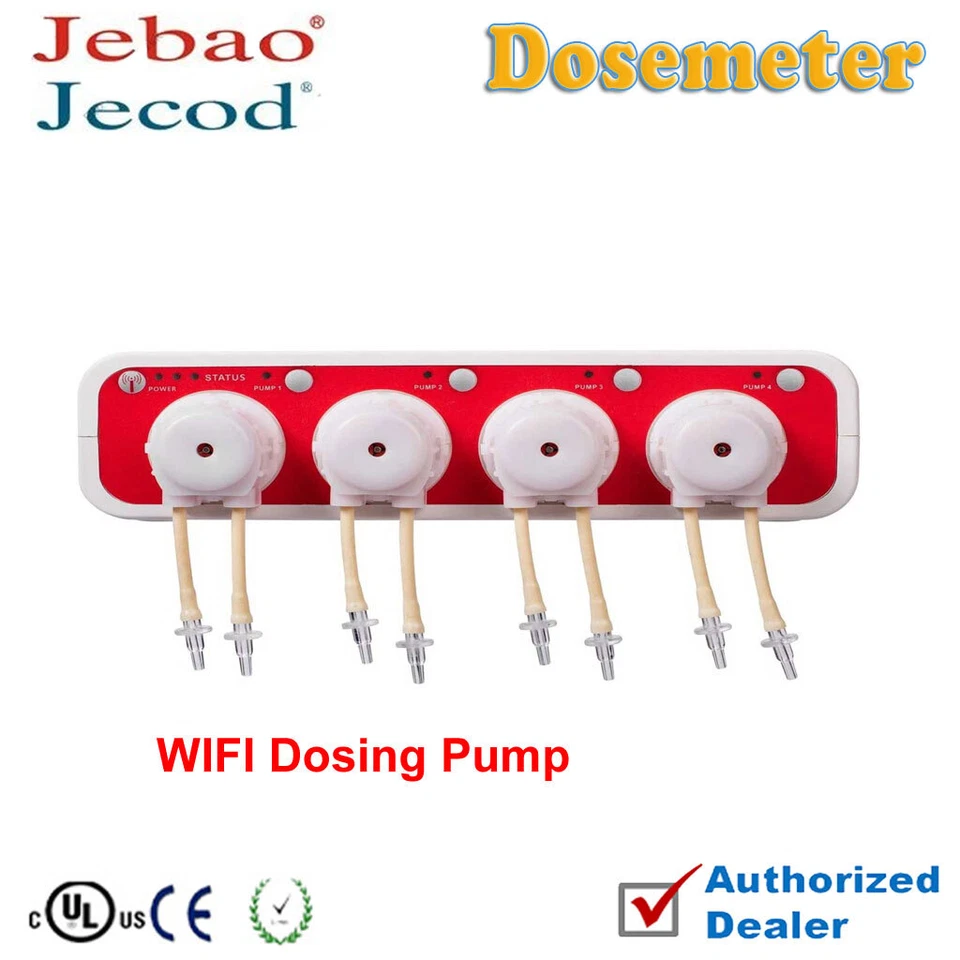 JEBAO JECOD Dosing Pump Kit coarl reef aquarium doser 2.4 3.4 Wifi - Image 1 of 1