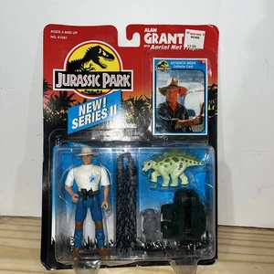 Figura Alan Grant 1993 Jurassic Park Serie II con trampa de red aérea sellada NUEVO - Imagen 1 de 15