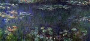 Water Lilies Pond,Claude Monet Oil Painting HandPainted Repro on Canvas Wall Art - Picture 1 of 8