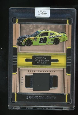 2025 Panini Turn Four Tire Swatches #9 Brandon Jones 14/99 - Image 1 of 2