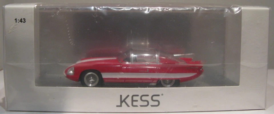 Kess 1:43 KE43000320 Ltd Ed 1956 Red & White Pinin-Farina Alfa Romeo Super Flow - Image 1 of 3