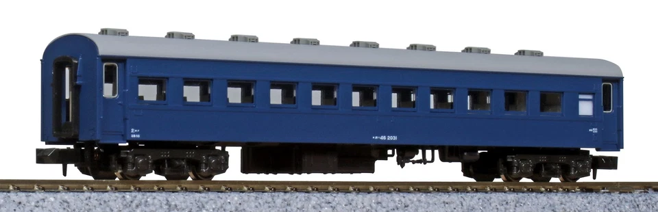 KATO N Gauge Oha46 Blue 5228 Model Train Passenger Car - image 1 of 1