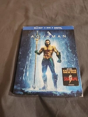 Aquaman (1) (Blu-ray & DVD & Digital 2018 NEW + Slipcover) Jason Momoa Heard - Image 1 of 4