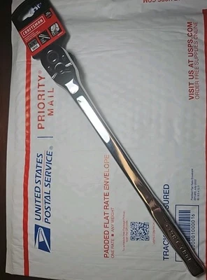 Craftsman 3/8 in. drive SAE Pear Head Extra  Long Handle Ratchet 72 teeth - Image 1 of 4