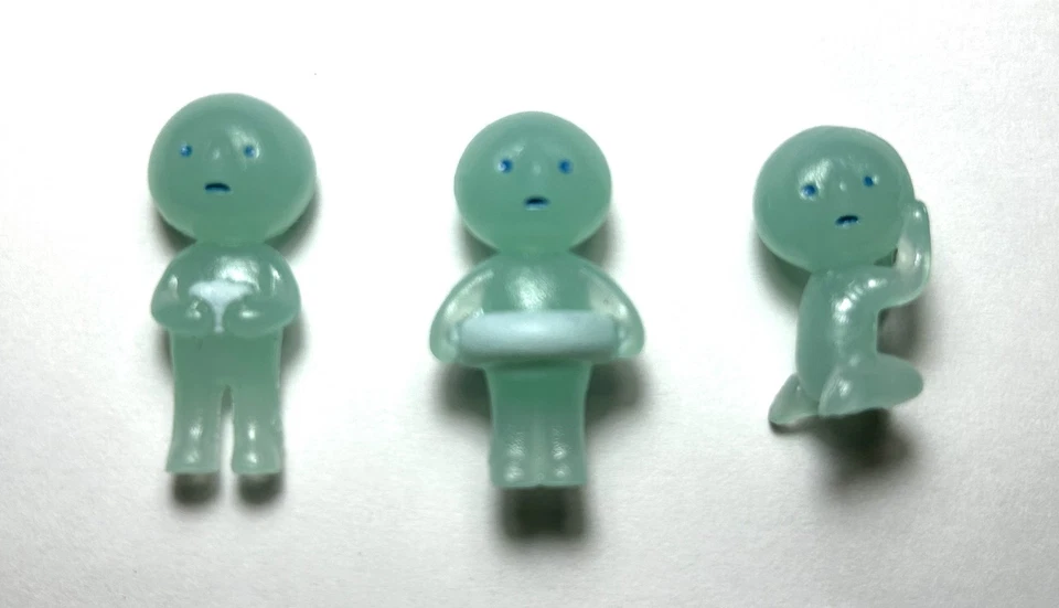 Smiski Bath Ball Set of 3 Figures Glow in the Dark Japan Rare Dreams Toy - Image 1 of 1