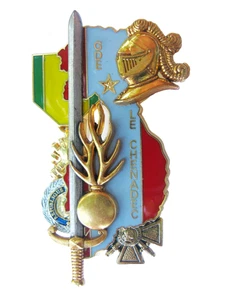 INSIGNE GENDARMERIE 284° PROMOTION ESOG CHATELLERAULT GENDARME LE CHENADEC - Imagen 1 de 2