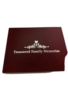 Disney Vacation Club Photo Album Wood Box Treasured Family Memories Collectibles - Picture 1 of 10