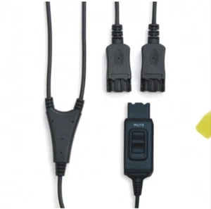 Y cord w/P-QD & Mute Switch On Supervisor Side 202880-30 - Zdjęcie 1 z 5