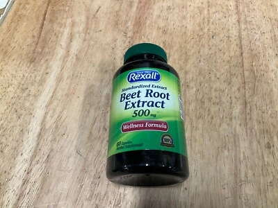 Rexall甜菜根提取物500毫克健康配方60片06/25 — 第 1/2 张图片