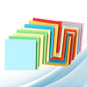 500 PCS Colored Paper Origami Colorful Construction Child Office - Picture 1 of 12