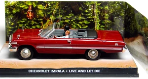 James Bond Chevrolet Impala Live And Let Die 1:43 Diecast (NO MAGAZINE) - Picture 1 of 4