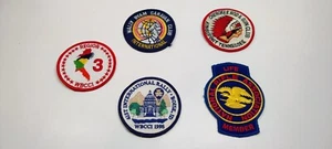 Lotto di 5 Toppe Vintage America NRA WBCCI 1998 - Foto 1 di 1