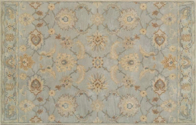 Nuevo William Morris 5X8 8X10 9X12 Gris ARTE y Artesanía Lana Alfombras GAB8 Foto 1 de 4