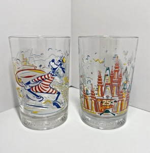 Juego de 2 Gafas Walt Disney World 25 Aniversario Pato Donald y Goofy ¡BONITAS! - Imagen 1 de 5