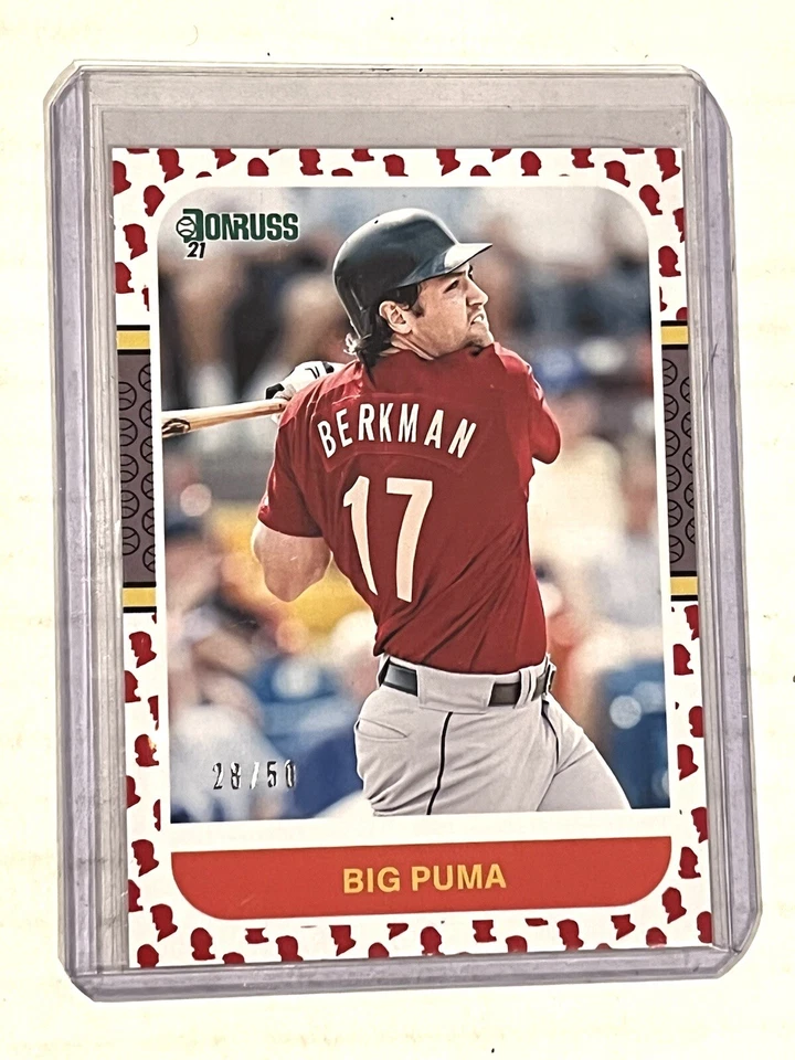 Lance Berkman Houston Astros 2021 "Big Puma" Panini Donruss Día del Presidente/50 Foto 1 de 2
