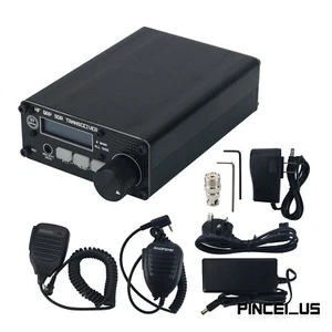 USDX-BATT HF QRP SDR Transceiver Full Set 8 Band mit Akku 3 Tasten mit Mikrofon - Bild 1 von 6