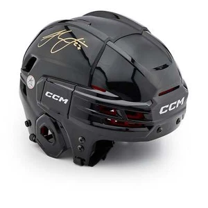 Hampus Lindholm Autographed Black CCM Tacks Hockey Helmet - Bild 1 von 1