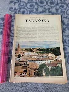 FOLLETO LUGARES ESPANA TARAZONA PAG 8 ANOS 60s LUCA TENA CASTELLANO - Imagen 1 de 1