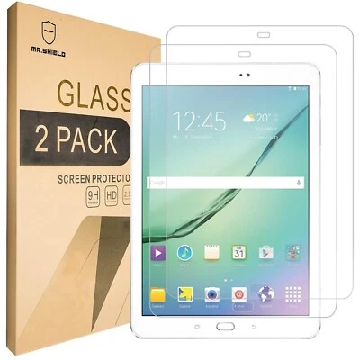 2x CLEAR Screen Protector Covers for Samsung Galaxy Tab E 9.6 Inch SM-T560 T565 - Image 1 of 4