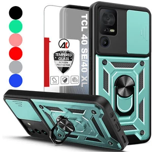 For Lively Jitterbug Smart4 Case Shockproof Ring KickStand Cover+Tempered Glass - Photo 1 sur 16