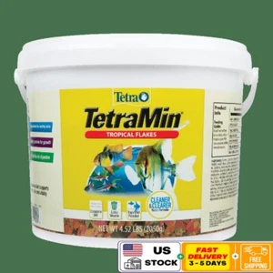 Balanced Tropical Fish Food Flakes Active Life Formula Clear Water 4.52lbs Tetra - Picture 1 of 10