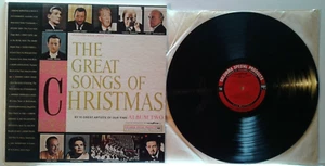 The Great Songs of Christmas, Album 2 Vinyl LP Columbia Records - Picture 1 of 2