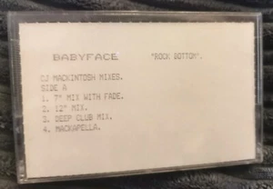 Babyface - Rock Bottom - CJ Mackintosh Mixes (Promo/Demo Cassette Tape) - Picture 1 of 2