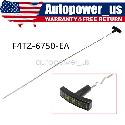 Nueva varilla de medición de aceite de motor compatible con Ford F250 F350 1994 1995 96 F4TZ-6750-EA Foto 1 de 4