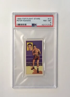 1959 Top Flight Stars Peter Keenan #13 PSA 8 LOW POP  - Image 1 of 2