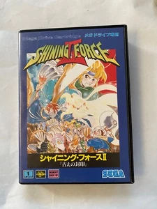 Shining Force II Sega Mega Drive Japan Video Game Box Manual - Picture 1 of 3