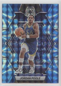 2022-23 Panini Mosaic Reactive Blue Mosaic Prizm Jordan Poole #7