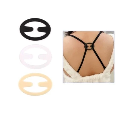 6x BH Clips Kreuzrücken Magic Halter Adapter rückenfrei Clip Bra Push Racer Back - Bild 1 von 3