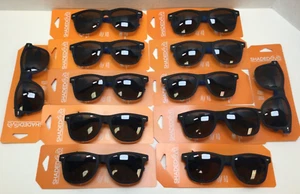 Shadedeye, Black and Blue Retro sunglasses, 12 Pairs Free Shipping!!! - Picture 1 of 6