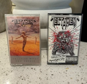 TESTAMENT - RETURN TO THE APOCALYPTIC CITY Practice what you preach Cassettes - Picture 1 of 2
