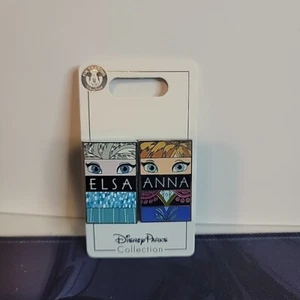 Disney Parks Trading Pins Frozen Anna And Elsa Eyes Portrait 2 Pin Set NEW  - Picture 1 of 3
