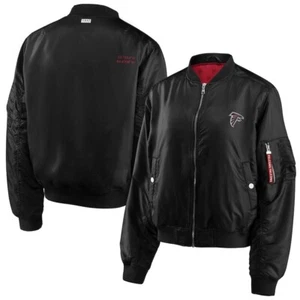 WEAR NBA Atlanta Falcons Damen Full Zip Bomberjacke Größe XL - Bild 1 von 3