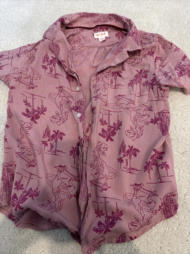 Car And Jack Boys 8 Hawaiian Shirt - Image 1 of 3