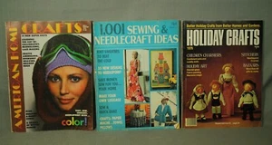 vintage 1970s Holiday Crafts 1,001 Sewing & Needlecraft Ideas American Home - Picture 1 of 5