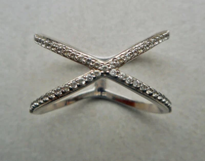 Ring - Silber mit Zirkonia ähnlich wie Michael Kroos - Silber 925  NEU  Größe 19 - Bild 1 von 4