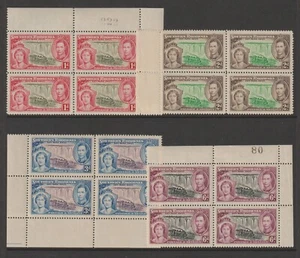 SOUTHERN RHODESIA 1937 CORONATION BLOCKS (F/MNH) - Picture 1 of 2