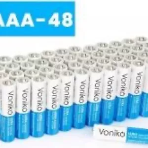 VONIKO Ultra Alkaline Batterien Größe AAA 10 Jahre Regal 48 Stück 100% auslaufsicher - Bild 1 von 1