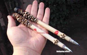 Halloween - Plumas de agua piratas Calavera: tu boleto a un mundo de escritura malvado 2 piezas - Imagen 1 de 8