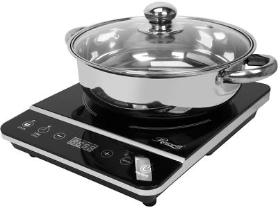 Rosewill 1800-Watt Induction Cooker with Stainless steel pot RHAI-13001 - Image 1 of 4