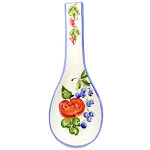 Hand-painted Decorative Traditional Portuguese Ceramic Spoon Rest #812