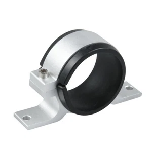 Aluminium 60mm Fuel Pump Filter Mounting Bracket Clamp Cradle Holder SILVER - Picture 1 of 6